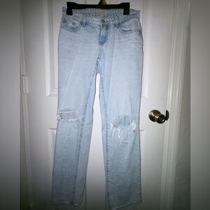 Pacsun Light Blue Distressed Women Jeans
